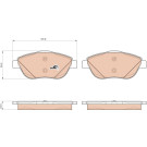 TRW | Bremsbelagsatz, Scheibenbremse | GDB1926