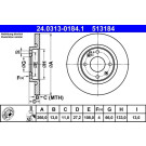 ATE | Bremsscheibe | 24.0313-0184.1