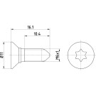 Textar | Schraube, Bremsscheibe | TPM0008