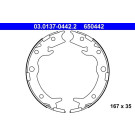 ATE | Bremsbackensatz, Feststellbremse | 03.0137-0442.2