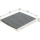 BOSCH 1 987 432 543 Innenraumfilter Aktivkohlefilter, 252x235x32 mm BOSCH 1 987 432 543 Innenraumfilter Aktivkohlefilter, 252x235x32 mm