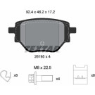 Textar | Bremsbelagsatz, Scheibenbremse | 2619501 Textar | Bremsbelagsatz, Scheibenbremse | 2619501
