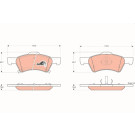 TRW | Bremsbelagsatz, Scheibenbremse | GDB4129 TRW | Bremsbelagsatz, Scheibenbremse | GDB4129