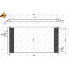 NRF | Kondensator, Klimaanlage | ohne Entfeuchter | 35523