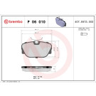 Brembo | Bremsbelagsatz, Scheibenbremse | P 06 010 Brembo | Bremsbelagsatz, Scheibenbremse | P 06 010