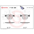 Brembo | Bremsbelagsatz, Scheibenbremse | P 06 026