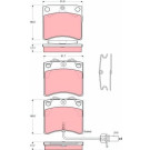TRW | Bremsbelagsatz, Scheibenbremse | GDB1368 TRW | Bremsbelagsatz, Scheibenbremse | GDB1368