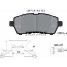 Textar | Bremsbelagsatz, Scheibenbremse | 2428302