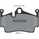 Textar | Bremsbelagsatz, Scheibenbremse | 2454101 Textar | Bremsbelagsatz, Scheibenbremse | 2454101