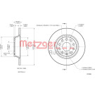 Metzger | Bremsscheibe | 6110046