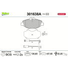 Valeo | Bremsbelagsatz, Scheibenbremse | 301638A Valeo | Bremsbelagsatz, Scheibenbremse | 301638A