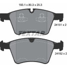 Textar | Bremsbelagsatz, Scheibenbremse | 2415101 Textar | Bremsbelagsatz, Scheibenbremse | 2415101