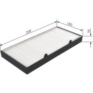 BOSCH 1 987 435 063 Innenraumfilter BOSCH 1 987 435 063 Innenraumfilter