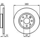 BOSCH | Bremsscheibe | 0 986 478 386