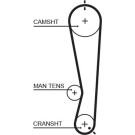 Gates | Zahnriemen | 5591XS