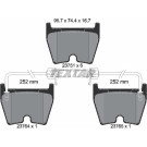 Textar | Bremsbelagsatz, Scheibenbremse | 2375101 Textar | Bremsbelagsatz, Scheibenbremse | 2375101