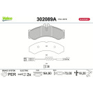 Valeo | Bremsbelagsatz, Scheibenbremse | 302089A Valeo | Bremsbelagsatz, Scheibenbremse | 302089A