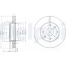 Delphi | Bremsscheibe | BG3802