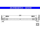 ATE | Bremsschlauch | 24.5165-0215.3