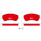 TRW | Bremsbelagsatz, Scheibenbremse | GDB1798DTE TRW | Bremsbelagsatz, Scheibenbremse | GDB1798DTE