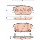 TRW | Bremsbelagsatz, Scheibenbremse | GDB3621 TRW | Bremsbelagsatz, Scheibenbremse | GDB3621