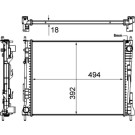 Mahle | Kühler, Motorkühlung | CR 921 000S