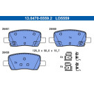 ATE | Bremsbelagsatz, Scheibenbremse | 13.0470-5559.2 ATE | Bremsbelagsatz, Scheibenbremse | 13.0470-5559.2
