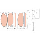 TRW | Bremsbelagsatz, Scheibenbremse | GDB3423 TRW | Bremsbelagsatz, Scheibenbremse | GDB3423