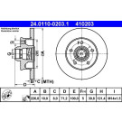 ATE | Bremsscheibe | 24.0110-0203.1