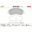 Valeo | Bremsbelagsatz, Scheibenbremse | 301816A Valeo | Bremsbelagsatz, Scheibenbremse | 301816A