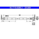 ATE | Bremsschlauch | 83.7715-0380.3