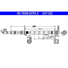 ATE | Bremsschlauch | 83.7838-0370.3