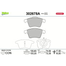 Valeo | Bremsbelagsatz, Scheibenbremse | 302678A Valeo | Bremsbelagsatz, Scheibenbremse | 302678A