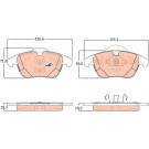TRW | Bremsbelagsatz, Scheibenbremse | GDB1925 TRW | Bremsbelagsatz, Scheibenbremse | GDB1925