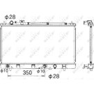 NRF | Kühler, Motorkühlung | 53340