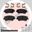 Zimmermann | Bremsbelagsatz, Scheibenbremse | 22518.175.2 Zimmermann | Bremsbelagsatz, Scheibenbremse | 22518.175.2