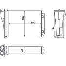 Mahle | Wärmetauscher, Innenraumheizung | AH 274 000S