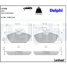 Delphi | Bremsbelagsatz, Scheibenbremse | LP788 Delphi | Bremsbelagsatz, Scheibenbremse | LP788