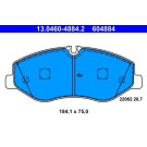 ATE | Bremsbelagsatz, Scheibenbremse | 13.0460-4884.2 ATE | Bremsbelagsatz, Scheibenbremse | 13.0460-4884.2