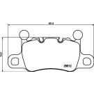 Brembo | Bremsbelagsatz, Scheibenbremse | P 65 038