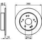 BOSCH | Bremsscheibe | 0 986 479 225