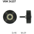 SKF | Umlenk-/Führungsrolle, Keilrippenriemen | VKM 34107