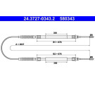 ATE | Seilzug, Feststellbremse | 24.3727-0343.2