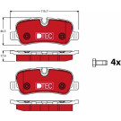 TRW | Bremsbelagsatz, Scheibenbremse | GDB1632DTE TRW | Bremsbelagsatz, Scheibenbremse | GDB1632DTE
