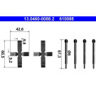 ATE | Zubehörsatz, Scheibenbremsbelag | 13.0460-0088.2