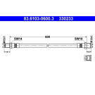 ATE | Bremsschlauch | 83.6103-0600.3