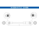 ATE | Bremsschlauch | 24.5204-0173.3