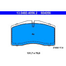 ATE | Bremsbelagsatz, Scheibenbremse | 13.0460-4056.2 ATE | Bremsbelagsatz, Scheibenbremse | 13.0460-4056.2