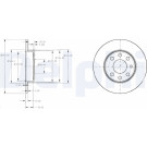 Delphi | Bremsscheibe | BG3567