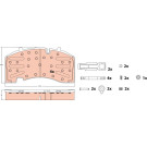TRW | Bremsbelagsatz, Scheibenbremse | GDB5093 TRW | Bremsbelagsatz, Scheibenbremse | GDB5093
